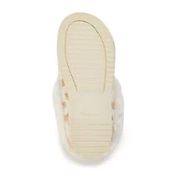 Dearfoams Womens Memory Foam Slip-On Slippers