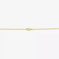 F / Si2) Womens 1 CT. T.W. Lab Grown White Diamond 14K Gold Over Silver Heart 18 Inch Pendant Necklace