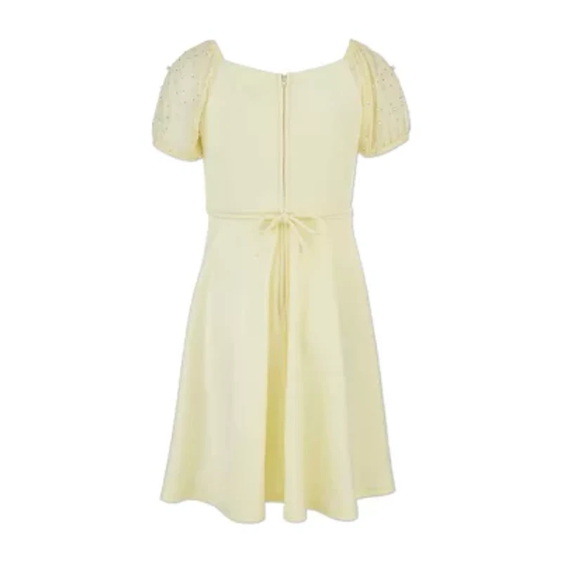 Speechless Big Kid Girls Short Sleeve A-Line Dress