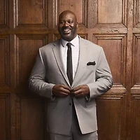 Shaquille O'Neal XLG™ Mens Stretch Fabric Classic Fit Big and Tall Suit Jacket