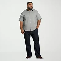 Van Heusen Everyday Defense Stain Shield Mens Regular Fit Wrinkle Free Big and Tall Button-Down Shirt