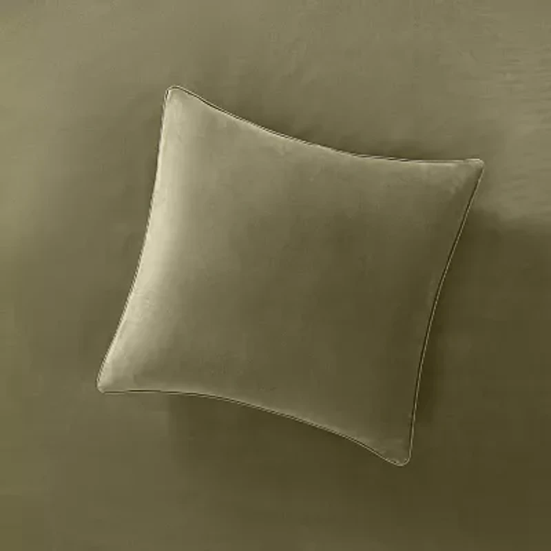 Brooklyn Loom Matte Cotton Velvet Euro Sham