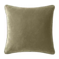 Brooklyn Loom Matte Cotton Velvet Euro Sham