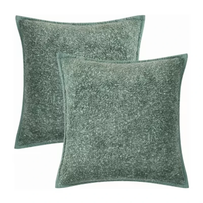Brooklyn Loom Heathered Sherpa 2-pc. Square Throw Pillow