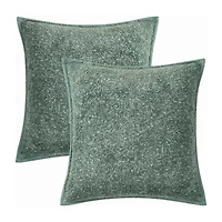 Brooklyn Loom Heathered Sherpa 2-pc. Square Throw Pillow