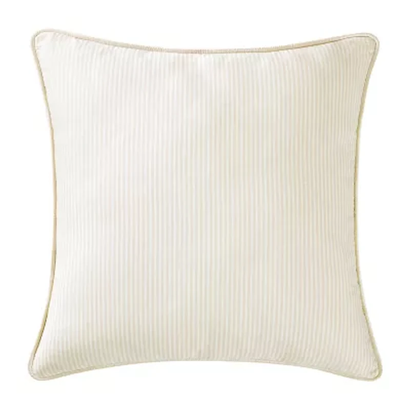 Brooklyn Loom Pinstripe Square Throw Pillow