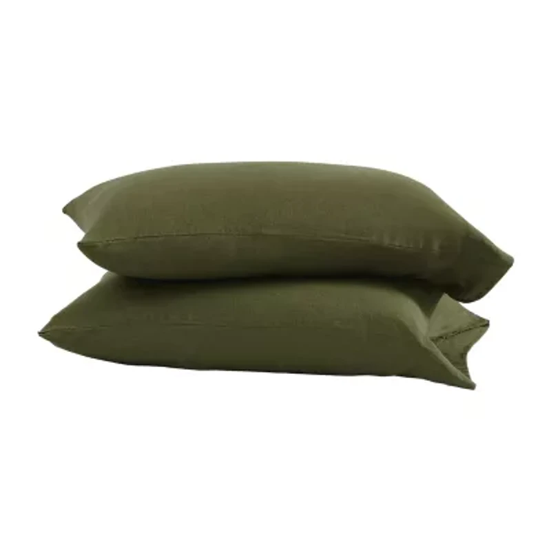 Brooklyn Loom Flax Linen Pillowcase