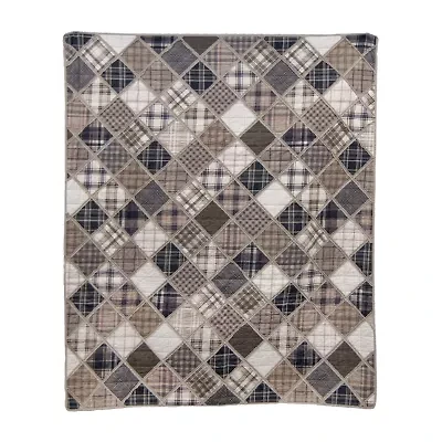 Donna Sharp Driftwood Washable Hypoallergenic Midweight Throw