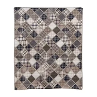 Donna Sharp Driftwood Washable Hypoallergenic Midweight Throw