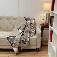 Donna Sharp Driftwood Washable Hypoallergenic Midweight Throw