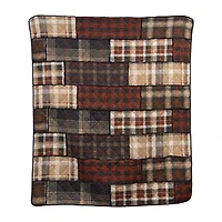 Donna Sharp Lj Plaid Washable Hypoallergenic Midweight Throw