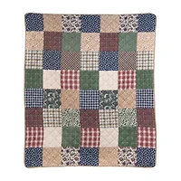 Donna Sharp Rustic Washable Hypoallergenic Midweight Throw