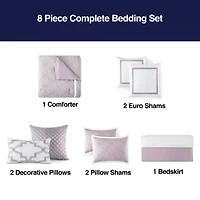 Liz Claiborne Margaux Sprigs 8-pc. Comforter Set