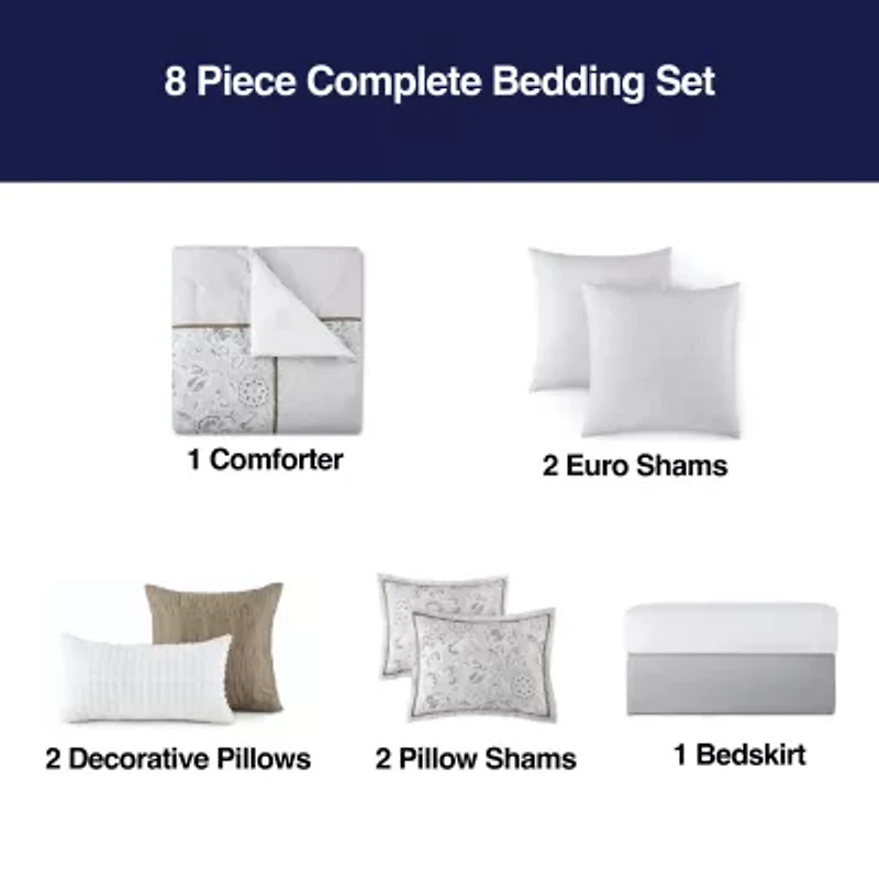 Linden Street Wildwood 8-pc. Comforter Set