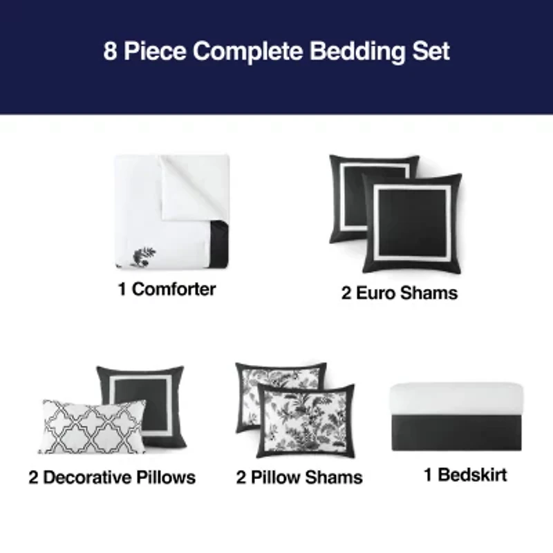 Liz Claiborne Elizabeth Vine 8-pc. Comforter Set