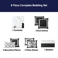 Liz Claiborne Elizabeth Vine 8-pc. Comforter Set