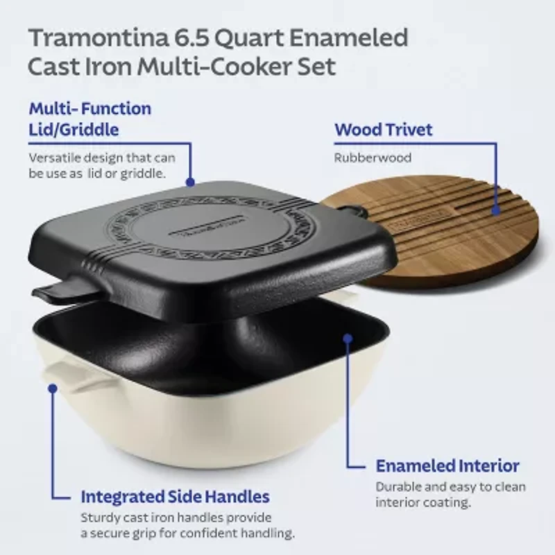 Tramontina Cultura Cast Iron Multi-Cooker