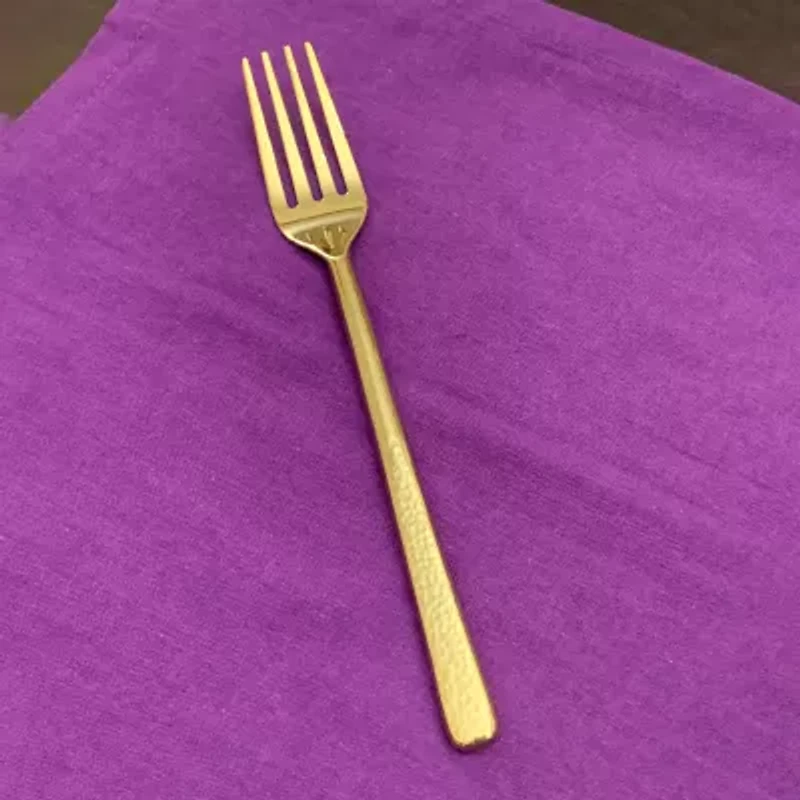Vibhsa Golden Hammared 20-pc. Flatware Set