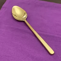 Vibhsa Golden Hammared 20-pc. Flatware Set