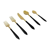 Vibhsa Golden 20-pc. Flatware Set