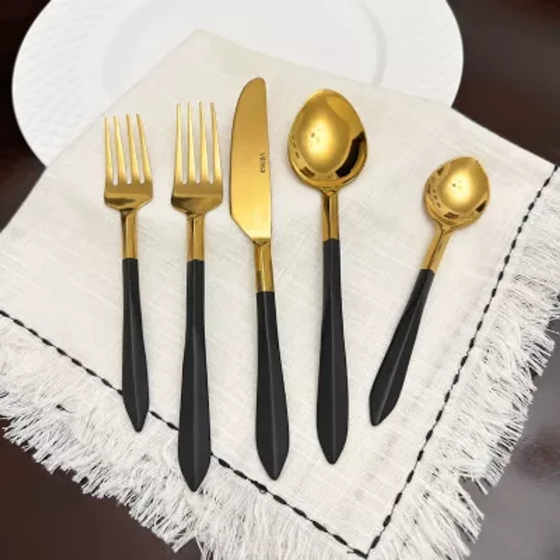 Vibhsa Golden 20-pc. Flatware Set