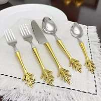 Vibhsa Royal Golden 20-pc. Flatware Set