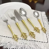 Vibhsa Royal Golden 20-pc. Flatware Set