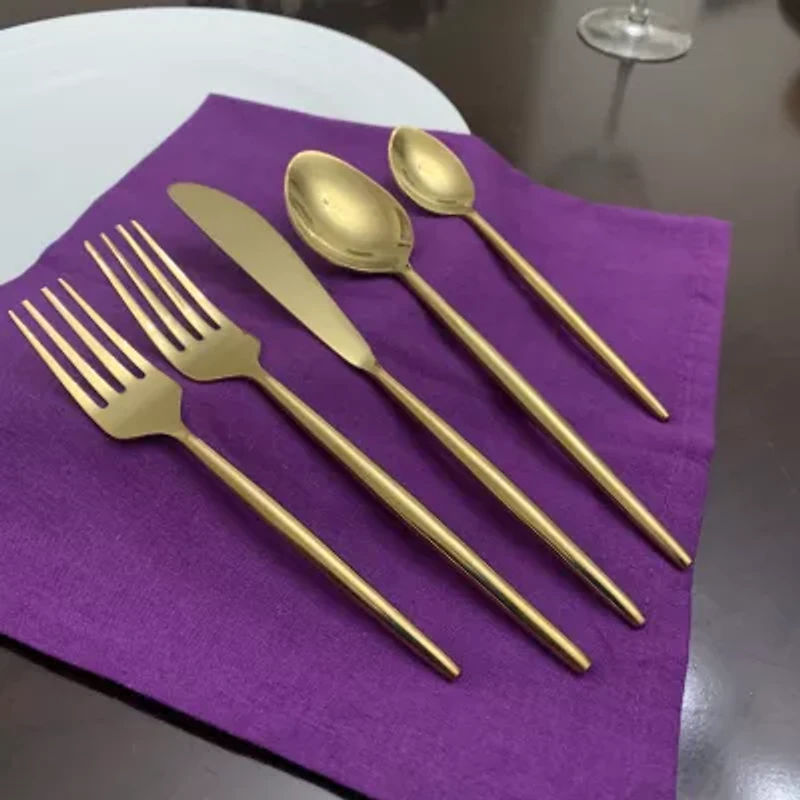 Vibhsa Modern Golden 20-pc. Flatware Set