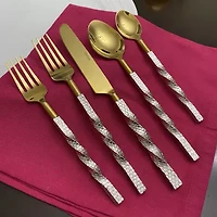 Vibhsa Silver Oranated 20-pc. Flatware Set