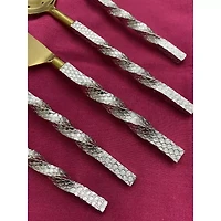 Vibhsa Silver Oranated 20-pc. Flatware Set