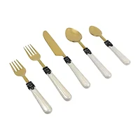 Vibhsa Royal White 20-pc. Flatware Set