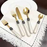 Vibhsa Royal White 20-pc. Flatware Set