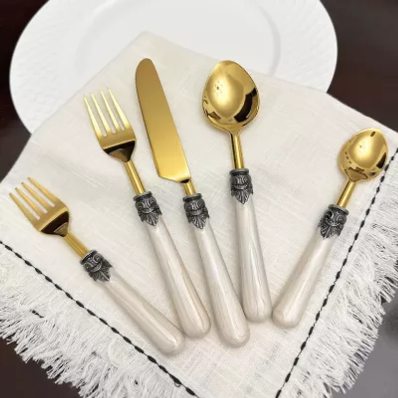 Vibhsa Royal White 20-pc. Flatware Set