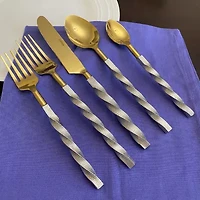 Vibhsa Silver Oranated 20-pc. Flatware Set