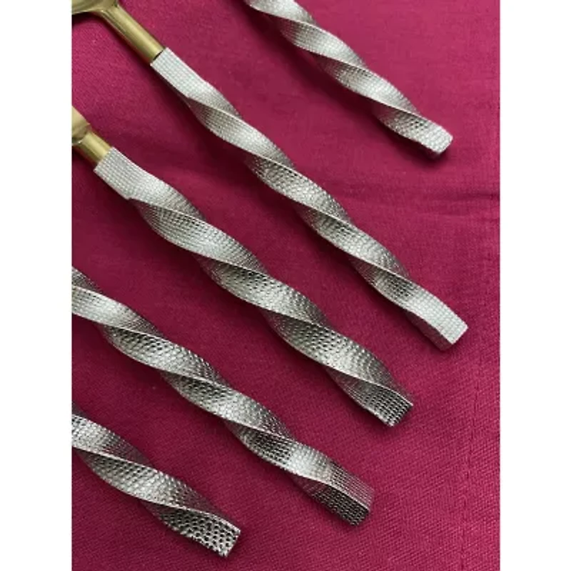Vibhsa Silver Oranated 20-pc. Flatware Set