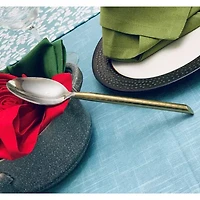 Vibhsa Golden Hammared 20-pc. Flatware Set