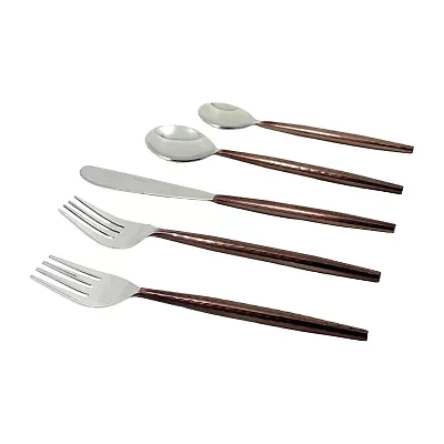 Vibhsa Hammered 20-pc. Flatware Set