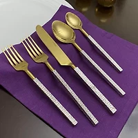 Vibhsa Silver Oranated 20-pc. Flatware Set