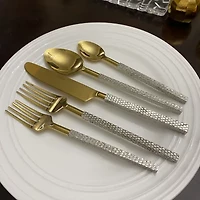 Vibhsa Silver Oranated 20-pc. Flatware Set