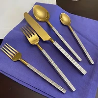 Vibhsa Silver Oranated 20-pc. Flatware Set