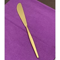 Vibhsa Golden Hammared 20-pc. Flatware Set