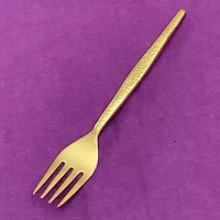 Vibhsa Golden Hammared 20-pc. Flatware Set