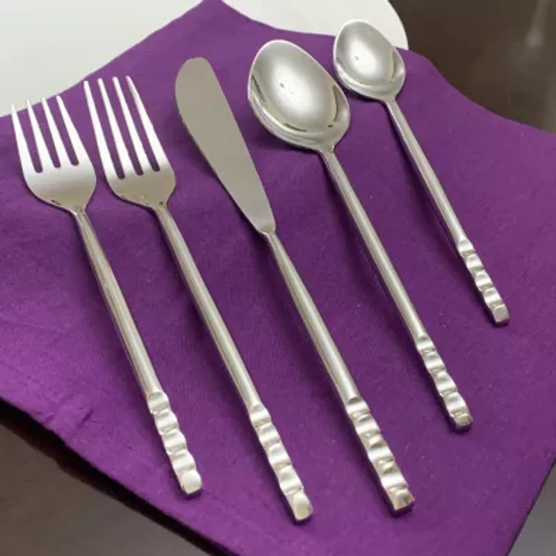 Vibhsa Curved 20-pc. Flatware Set