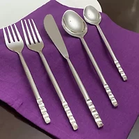 Vibhsa Curved 20-pc. Flatware Set
