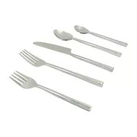 Vibhsa Silver Hammered 20-pc. Flatware Set