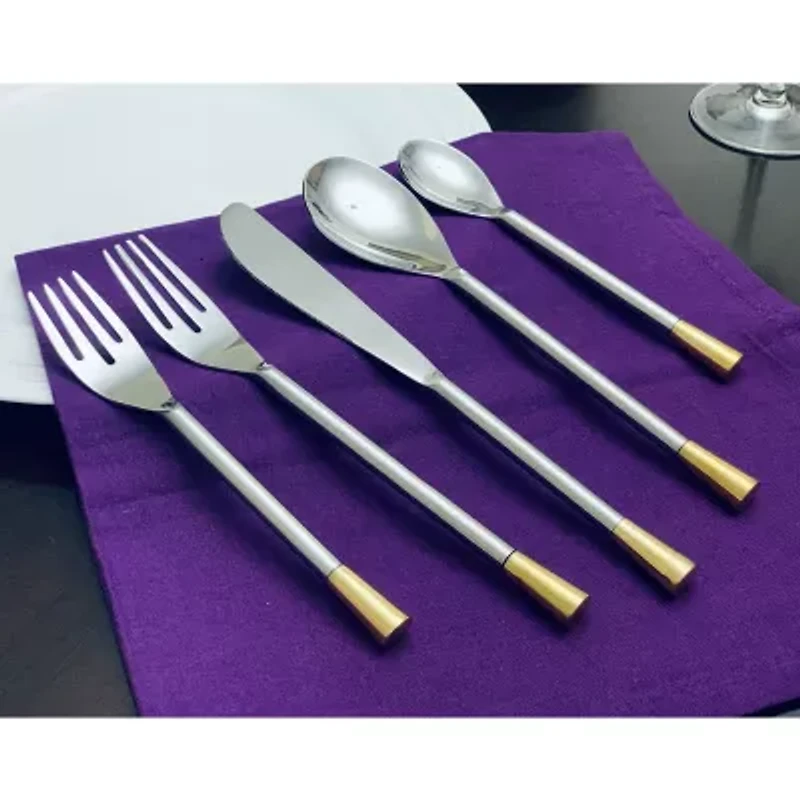 Vibhsa Oranated 20-pc. Flatware Set