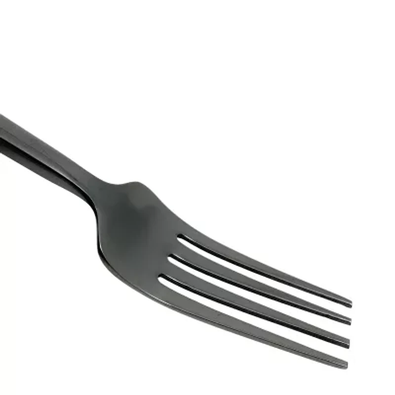 Vibhsa Shiny Black 20-pc. Flatware Set