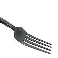 Vibhsa Shiny Black 20-pc. Flatware Set