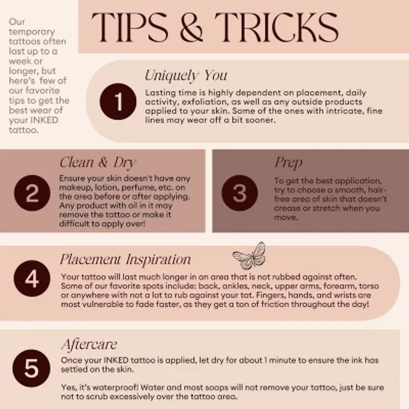 Inked By Dani Game Day Temporary Tattoo Kit