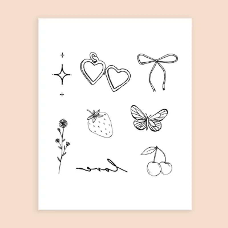 Inked By Dani Temporary Tattoos